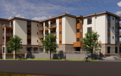 New Commercial and Residential Building in Courtenay, BC