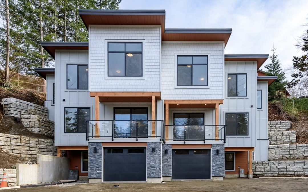 New West Coast Style Duplexes Move-In Ready in Courtenay